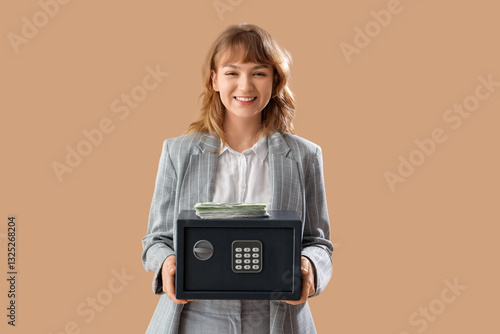 Beautiful young happy woman...