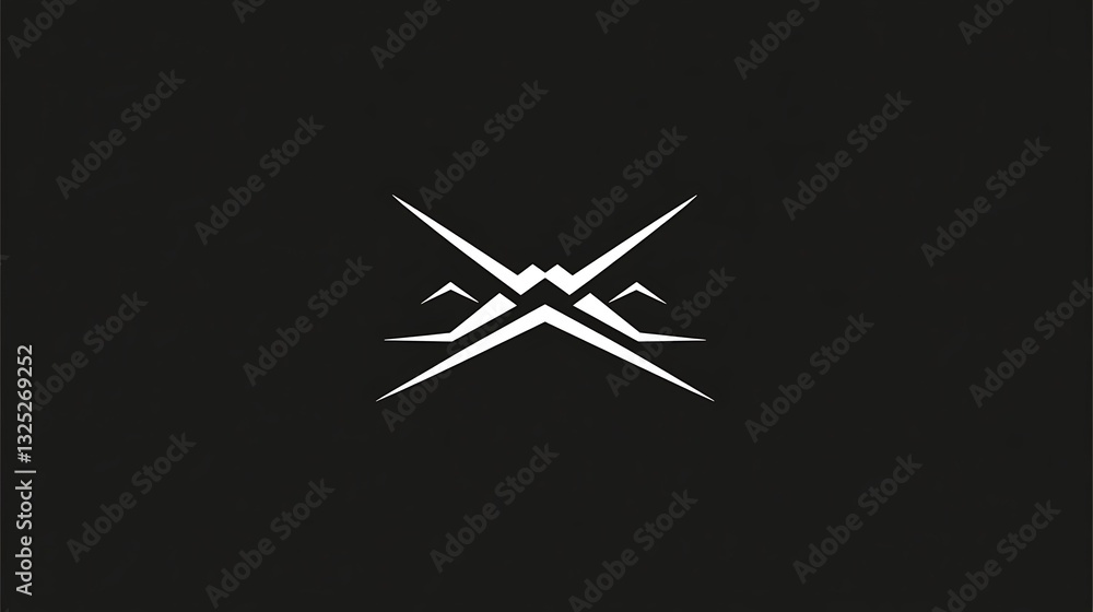 Geometric design, minimalist abstract, black background Geometric design, minimalist abstract, black background