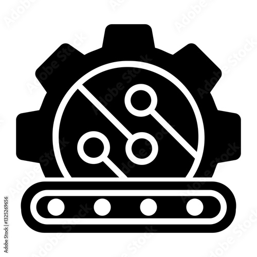 conveyor Solid icon