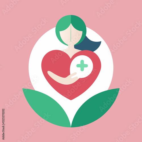 ector organic flat midwives day illustration