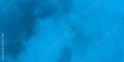 Smoke on blue background	