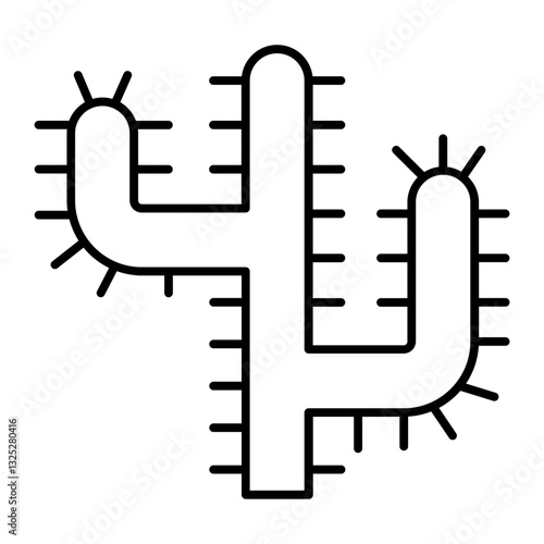 cactus outline icon