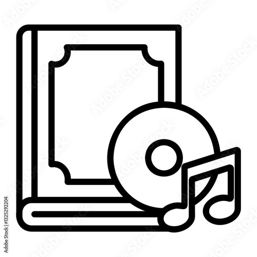 audio book Line Icon