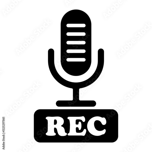 record Solid icon