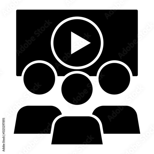 video lecture Solid icon
