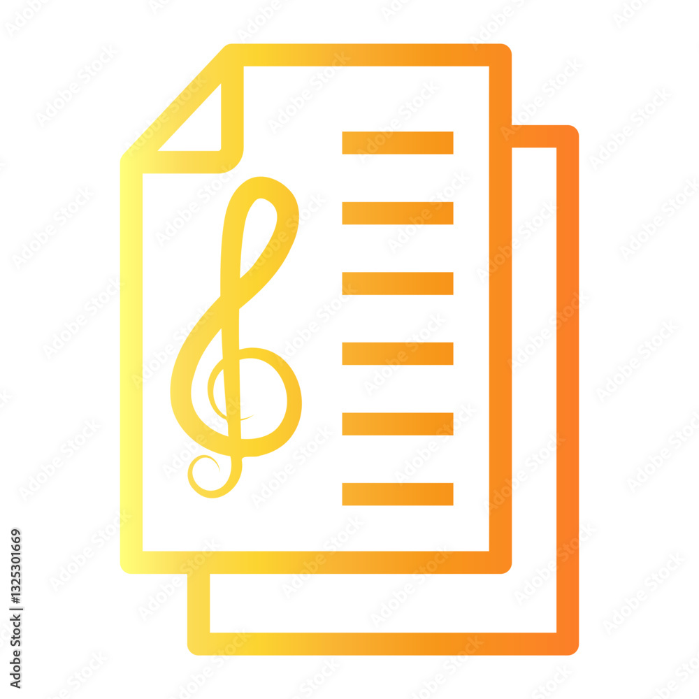 files Line Gradient Icon files Line Gradient Icon