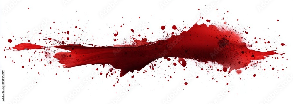 Vibrant Red Paint Splash with Dynamic Splatter Effect Background Vibrant Red Paint Splash with Dynamic Splatter Effect Background
