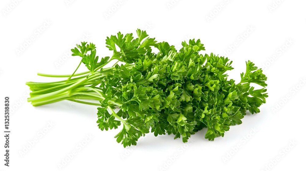 Parsley herb isolated on white background Parsley herb isolated on white background