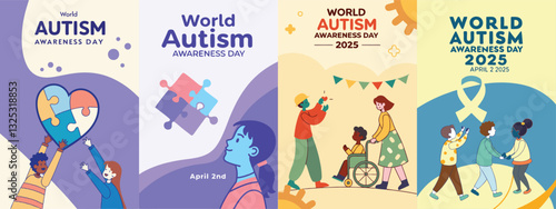 World Autism Awareness Day 2025 – Promoting Inclusion, Understanding, and Support for Neurodiversity Through Meaningful Illustrations
