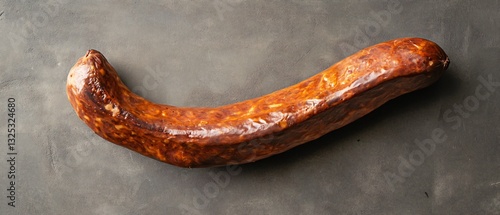 Authentic Traditional Danish Medister Sausage for Classic Scandinavian Cuisine Illustration