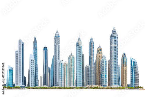 Photography Dubai Skyline At Dusk