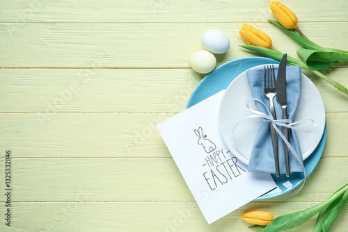 Stylish table setting for E...