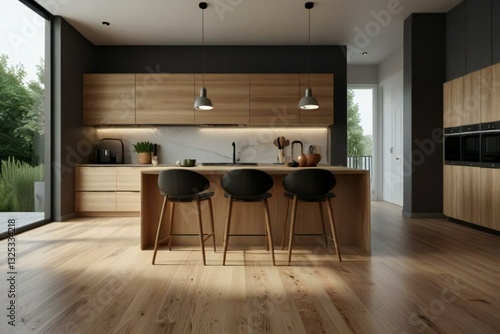 Wallpaper Mural living room with fireplace Torontodigital.ca