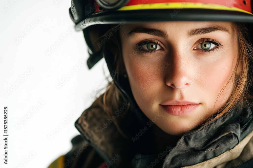 portrait of a firewomen portrait of a firewomen