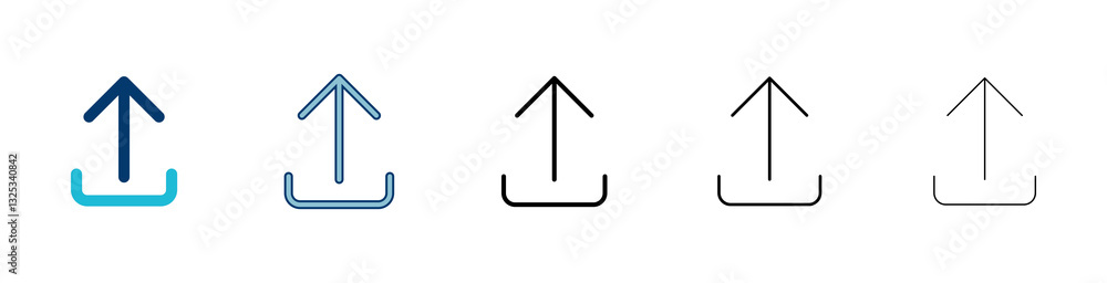 Upload icon vector isolated on white background. Upload sign icon. Upload button. Load symbol. Upload icon vector isolated on white background. Upload sign icon. Upload button. Load symbol.