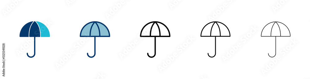 umbrella icon vector isolated on white background. Umbrella vector icon umbrella icon vector isolated on white background. Umbrella vector icon