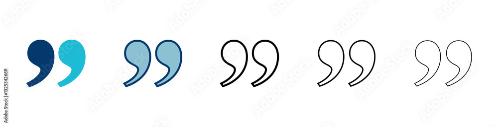 Quote icon vector isolated on white background. Quote sign icon. Quotation mark symbol. Quote icon vector isolated on white background. Quote sign icon. Quotation mark symbol.