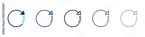 Refresh icon vector isolated on white background. Reload icon vector. Update icon. convert icon