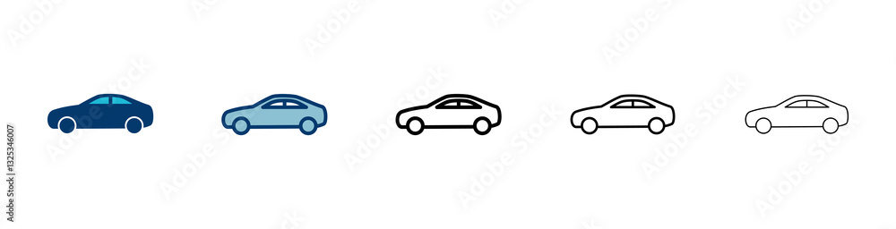 Car icon vector isolated on white background. Car icon vector. Car icon vector isolated on white background. Car icon vector.