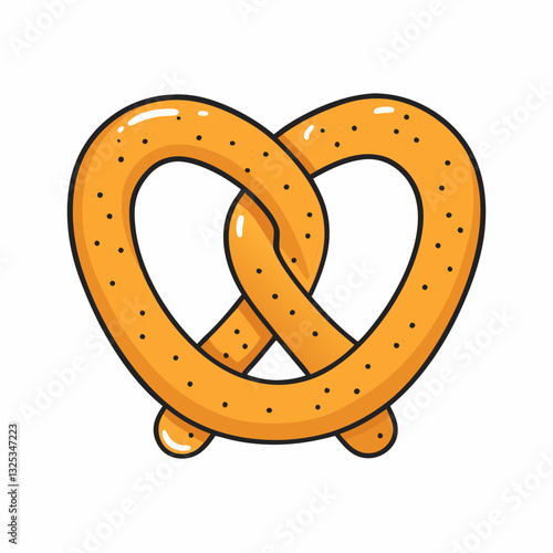 pretzel with sesame