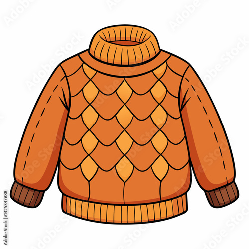 vector, illustration, cartoon, grenade, symbol, brown, clothing, jacket, bomb, sweater, design, clothes, fashion, food