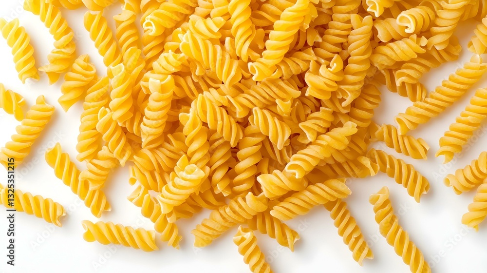 raw macaroni pasta isolated on white background raw macaroni pasta isolated on white background