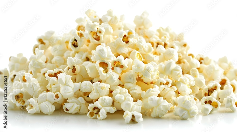 Popcorn isolated on white background Popcorn isolated on white background