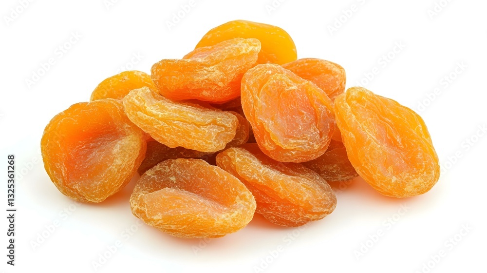 Tasty dried apricots on white background Tasty dried apricots on white background