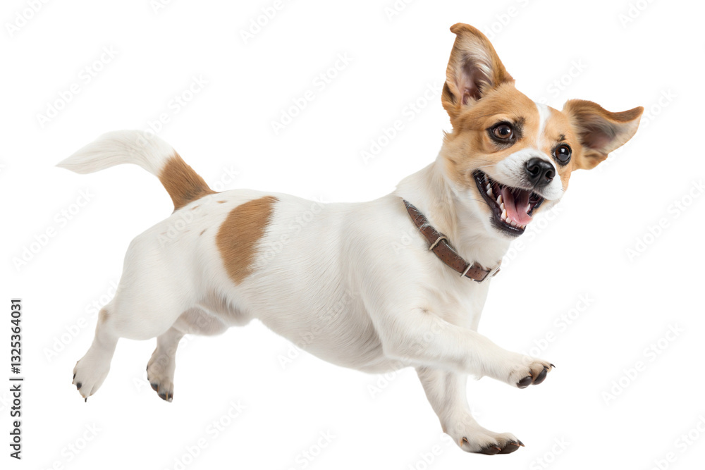 border collie dog jumping in air, isolated on white background border collie dog jumping in air, isolated on white background