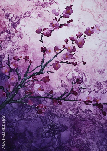 Stunning Plum Blossom Flowers Photo for Professional Use