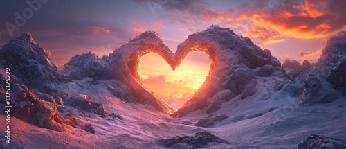 Breathtaking Mountain Landscape Photography for Romantic Themes and Nature Enthusiasts