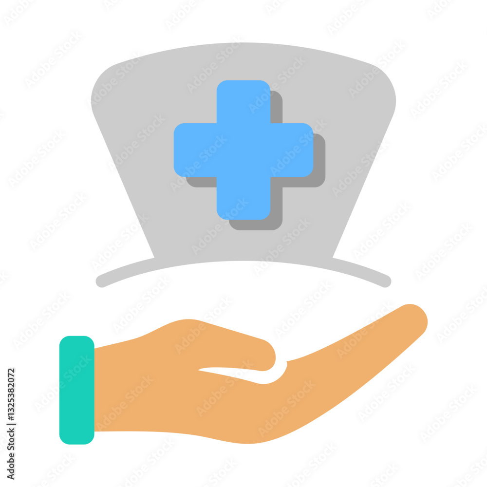 Fototapeta premium Nurse Assistance Icon
