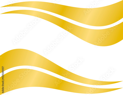 gold ribbon background