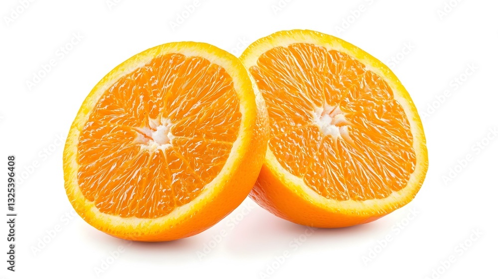 Fototapeta premium Orange isolated on white background