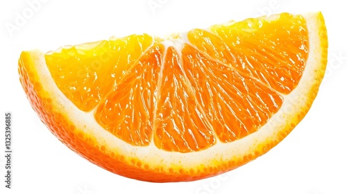 High-Quality PNG orange slice on white