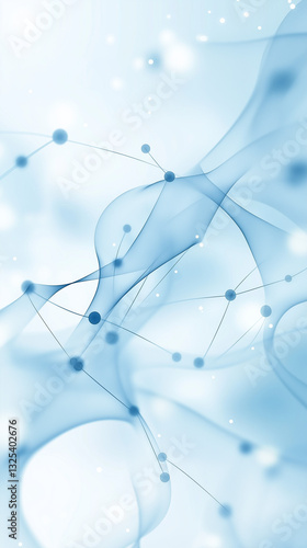 abstract background white and light blue gradient medical background ,science, technology