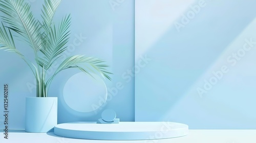 Border_display_board_background_blue_minimalist_grad
