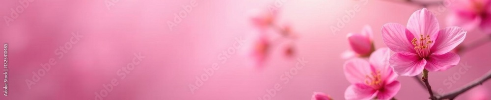 Single pink blossom, vibrant petals, soft pink backdrop, nature, pink art, vibrant Single pink blossom, vibrant petals, soft pink backdrop, nature, pink art, vibrant