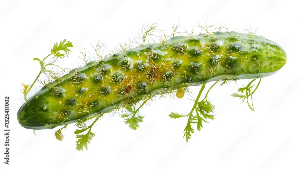 Fresh cucumber isolated on white background Fresh cucumber isolated on white background