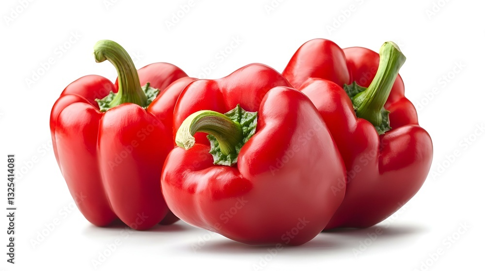 red pepper isolated on white background red pepper isolated on white background