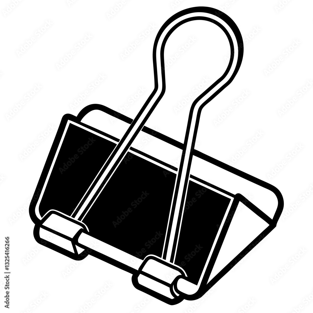 Office of safety pins isolated on white icon Office of safety pins isolated on white icon