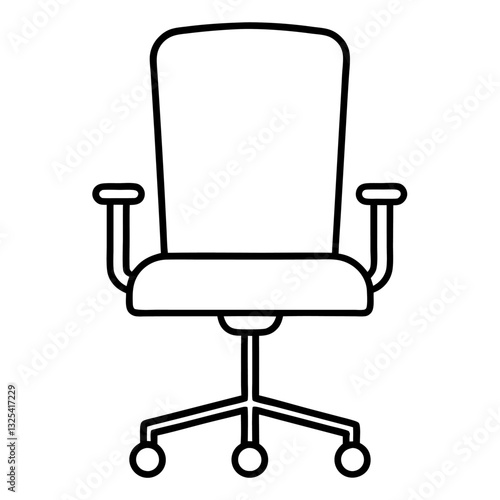 office chair vector illustration