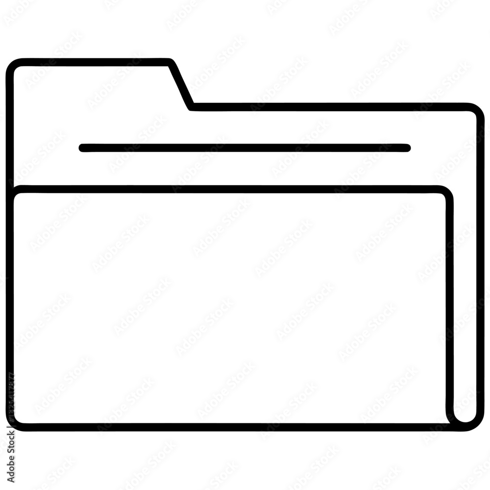 vector illustration of a folder with document vector illustration of a folder with document