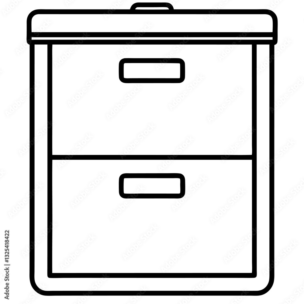 vector illustration of a office cabinet vector illustration of a office cabinet