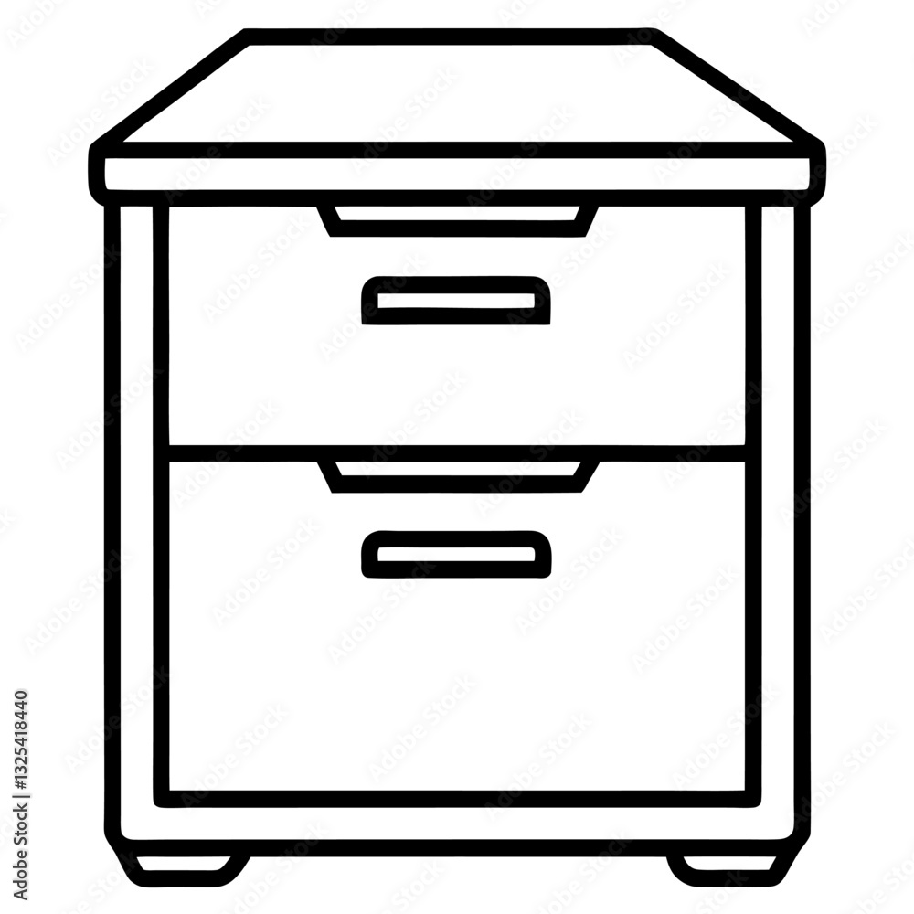 vector illustration of a office cabinet vector illustration of a office cabinet
