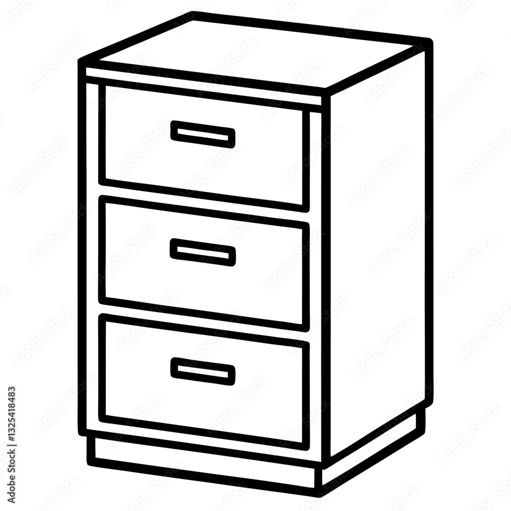 vector illustration of a office cabinet vector illustration of a office cabinet