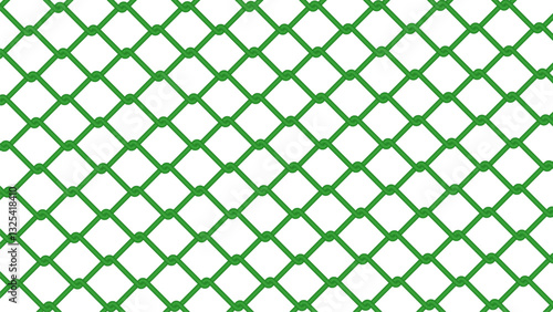 Wallpaper Mural Chain Link Fence Green Color Seamless Pattern Background Torontodigital.ca