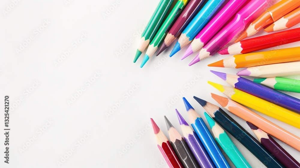 The Colored Pen Background of Children's Day: The Colorful Palette Painting the Dreamy Stage of Childhood The Colored Pen Background of Children's Day: The Colorful Palette Painting the Dreamy Stage of Childhood