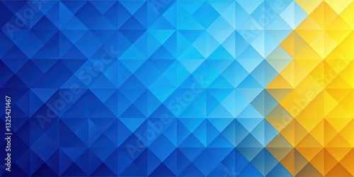 Blue and yellow gradient geometric shapes background for design projects and presentations, blue, yellow, gradient