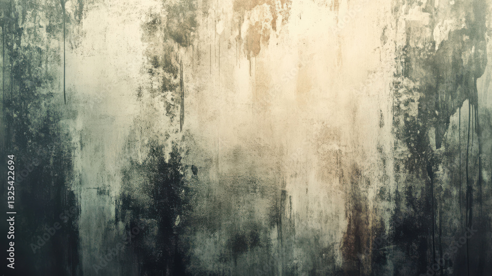 Obraz premium Textured grunge background with dark and light beige tones; distressed, weathered, and abstract.